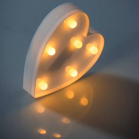 SERCE PLASTIKOWE LED