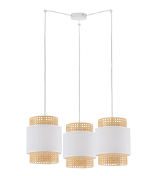 Lampa wisząca  Boho White 3xE27 pająk