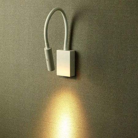 Oprawa LED V-TAC 3W Kinkiet Hotel Łóżko Włącznik Biały COB CREE VT-2913 3000K 180lm 3 Lata Gwarancji