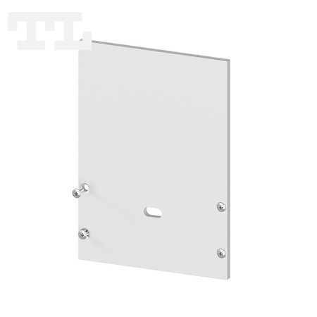 Zaślepka aluminiowa srebrna P23-3 + P23-4 + P23-6 z otworem (wkręty w komplecie) (nr kat 7723411)