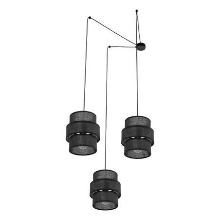 Lampa wisząca CALISTO Black 3xE27
