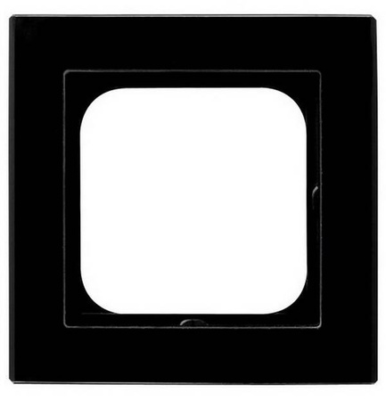 Ramka pojedyncza Ospel Sonata Czarne Szkło