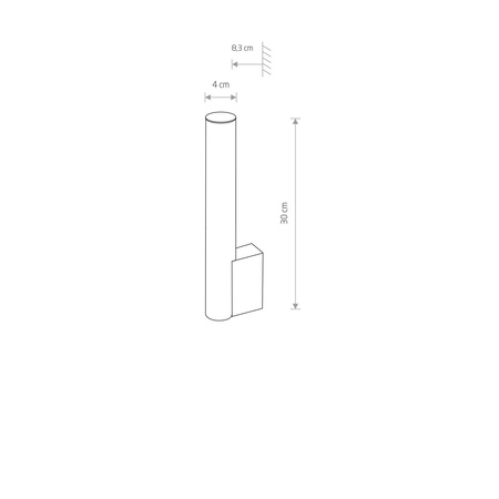 Nowodvorski Kinkiet ICE TUBE LED S