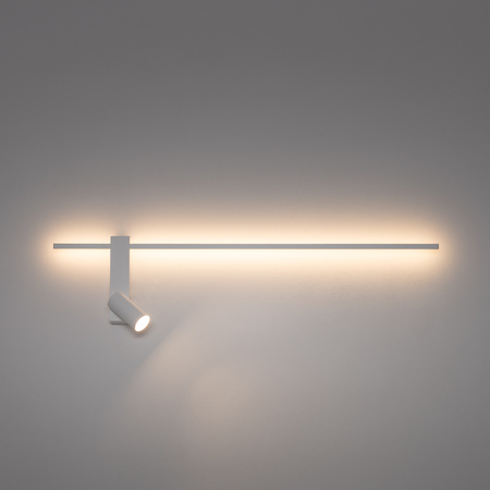 Kinkiet regulowany z włącznikiem biały EASY LED LEFT Nowodvorski 11578