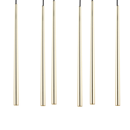 Lampa wisząca PIANO Gold 6xG9