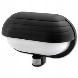 Kinkiet ogrodowy lampa elewacyjna E27 z czujnikiem ruchu i zmierzchu