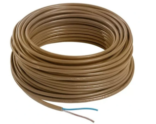 Przewód kabel OMY linka 2x0,75 złoty H03VV-F