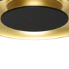 Lampa sufitowa Piattino Czarny Złoty 30W LED 3000K-4000k-6000K