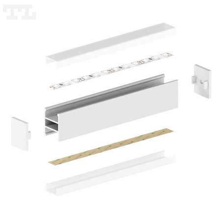 LED P4-10 Profil 2000 mm anod (nr kat 8641002)
