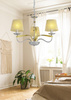 Lampa wisząca BASTONE BLACK / GOLD 6xE14
