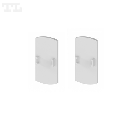 Komplet zaślepek bocznych szarych P5-10 do osłonki C1 (2 szt bez otworu) (nr kat 77051001)