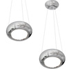 Lampa Dekoracyjna BIAŁA 42W LED 4 KWADRATY sterowana pilotem