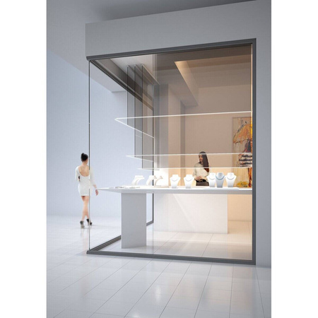 Profil PIKO, anodowany, czarny, 2005 mm