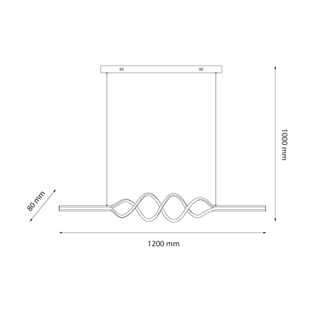 Lampa wisząca ANCONA 36W LED 4000K