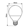 Żarówka LED E27 G80 8W neutralna 4000K 