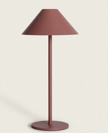 Lampa Stołowa LED 3W Zewnętrzna IP54 Przenośna z Akumulatorem USB Kivuli terakota