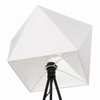 Lampa podłogowa NEPTUN trójnóg z abażurem biały diament