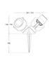 Oprawa MINITOMMY 2L SPIKE szary X LED GU10 2x4,5W 4000K
