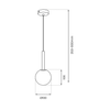 Lampa wisząca PLAY COPPER 1xG9