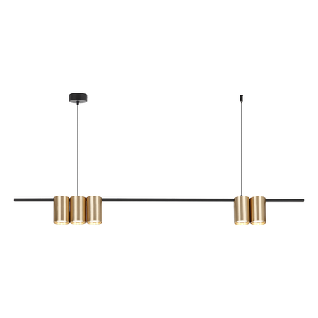 Lampa wisząca (listwa) GENESIS BLACK GOLD 5xGU10
