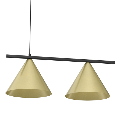 Lampa wisząca CAPITAL CZARNY-ZŁOTY 3XGX53