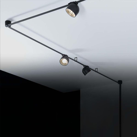 Oprawa Projektor Szynosystem Taśmowy 48V V-TAC 12W LED 38st Czarna VT-41012 3000K 800lm 3 Lata Gwarancji