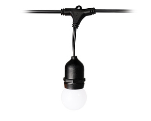 Girlanda zewnętrzna Summer Time 6,6m G45 Mleczna biel 3000K 36V 10xE27 IP44