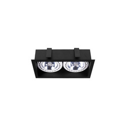 Nowodvorski Lampa punktowa podtynkowa czarna MOD