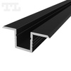 LED P6-4 Profil 2000 mm czarny lakierowany (nr kat 866413)