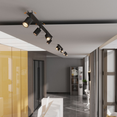 Tk Lighting NEX BLACK lampa sufiotwa 4XGU10