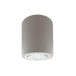 Oprawa sufitowa natynkowa tuba Downlight Ø 10cm szara