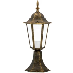 Lampa zewnętrzna LIGURIA niska patyna 1xE27