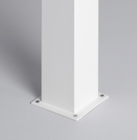 Lampa Ogrodowa stojąca 1xE27 Augusta Biała 74cm