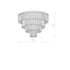 Nowodvorski Lampa sufitowa kryształowa CRISTAL L 