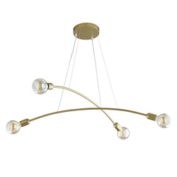 HELIX GOLD LAMPA WISZĄCA 4xE27