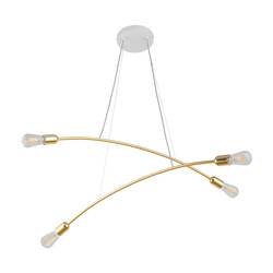 HELIX GOLD LAMPA WISZĄCA 4xE27