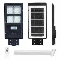 Lampa Solarna Uliczna Latarnia 120W LED sterowana pilotem