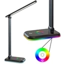 Lampa biurkowa Alma LED RGB + CCT 12W czarna