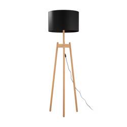 Lampa podłogowa PEREZ Black 1xE27