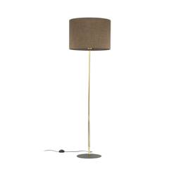 Lampa podłogowa UMBERTO Brown/Gold 1xE27