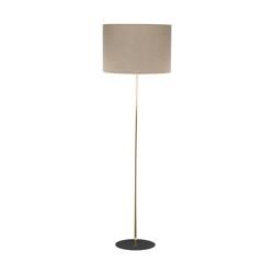 Lampa podłogowa UMBERTO Linen/Gold 1xE27