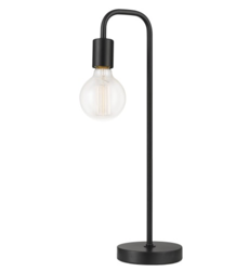 Lampa stołowa E27 czarna metalowa industrialna