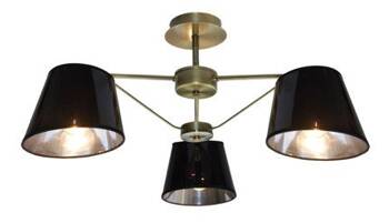 Lampa sufitowa DANI BLACK/CHROME 3xGU10