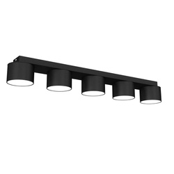 Lampa sufitowa DIXIE BLACK 5xGX53 czarna