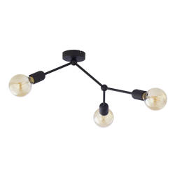 Lampa sufitowa FANTASY CZARNA 3xE27