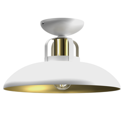 Lampa sufitowa FELIX WHITE/GOLD 1xE27