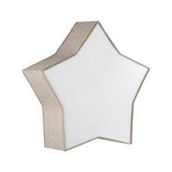 Lampa sufitowa STAR Linen 2xE27