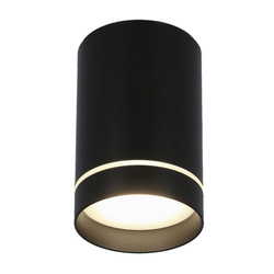 Lampa sufitowa oprawa czarna 15W GU10 Tuba 2282787