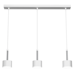 Lampa wisząca ARENA WHITE/SILVER 3xGX53