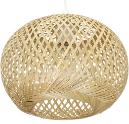 Lampa wisząca BOHO bambusowa 30cm DMT01